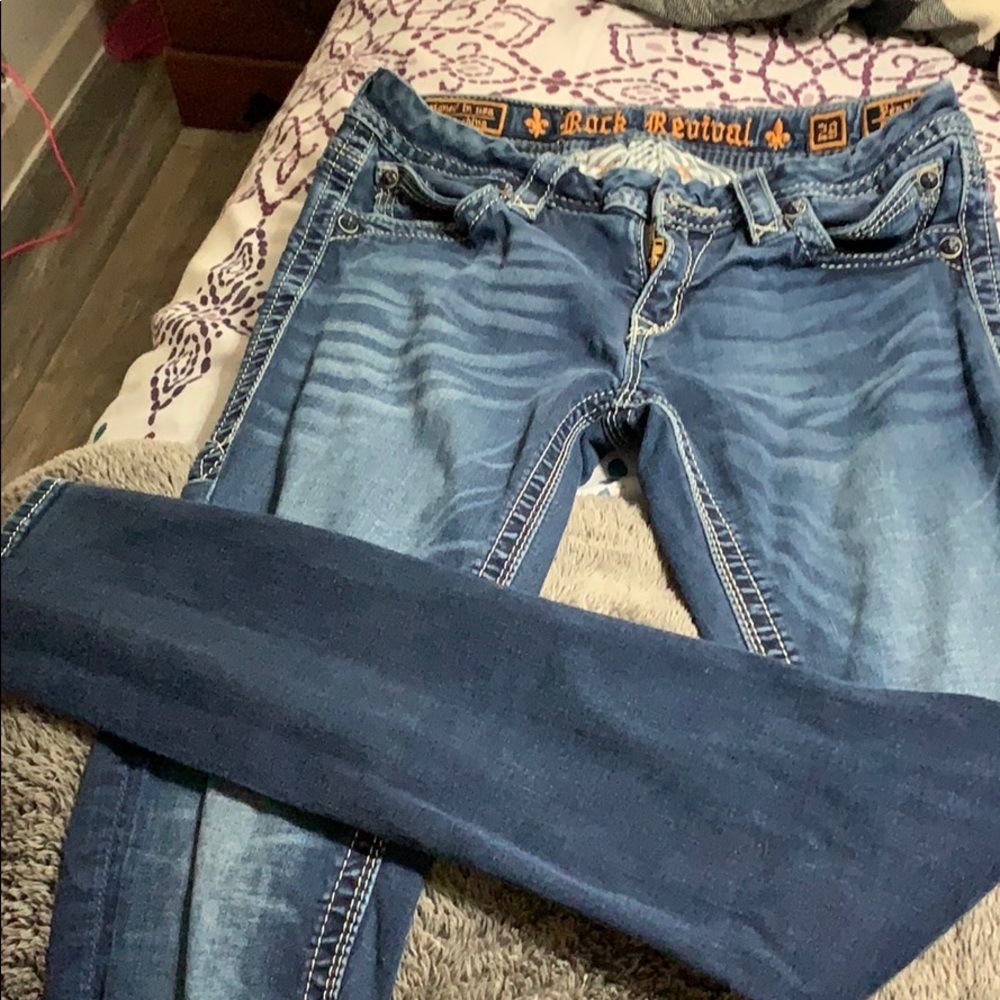 Used Rock revival jean